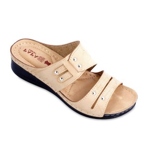 Sandal Afra PAPA PU Women Brown