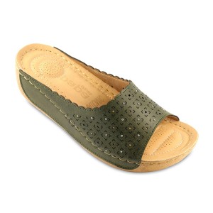 Sandal 6003 PAPA PU Women Green Jade